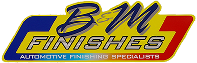 B and M Finishes Logo - Automotive Finish Specialists